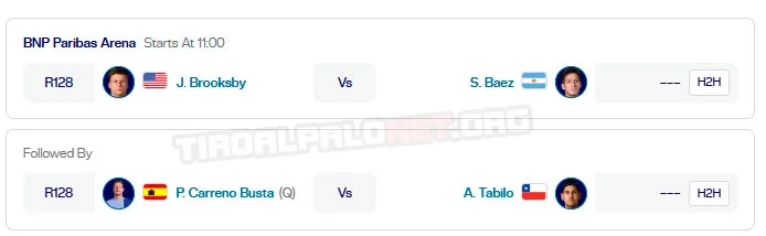 atp roma partidos bnp paribas arena miercoles6 mayo 2026 tiroalpalo
