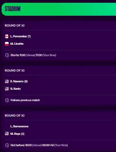 wta ronda1 lunes27 julio 2026 partidos tiroalpalo