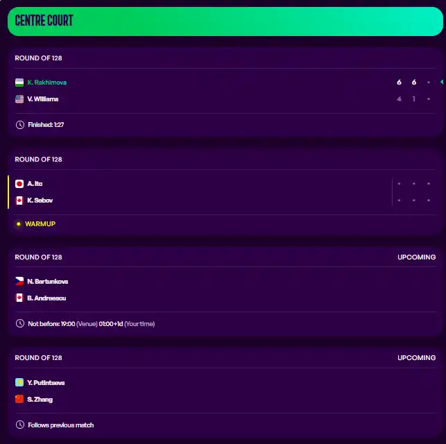 wta toronto central domingo2 agosto 2026 tiroalpalo