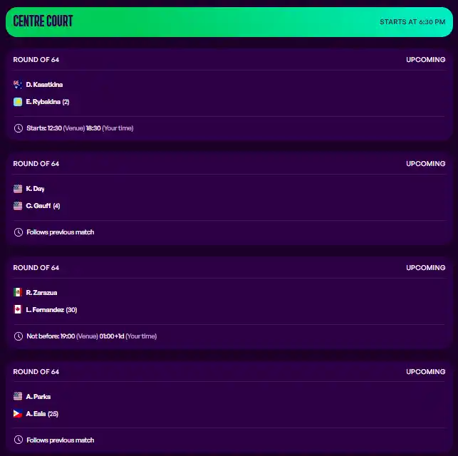 wta toronto central miercoles5 agosto 2026 tiroalpalo